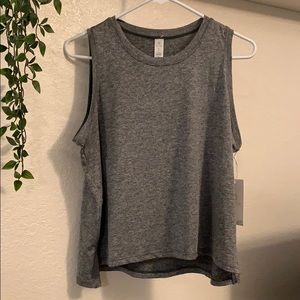 Gray Workout Tank Top